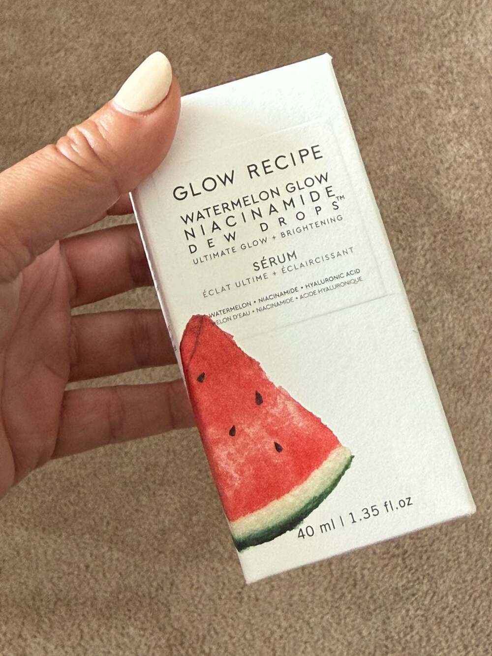 Glow Recipe Watermelon Glow Niacinamide Dew Drops Serum 40ml 1.35 fl oz